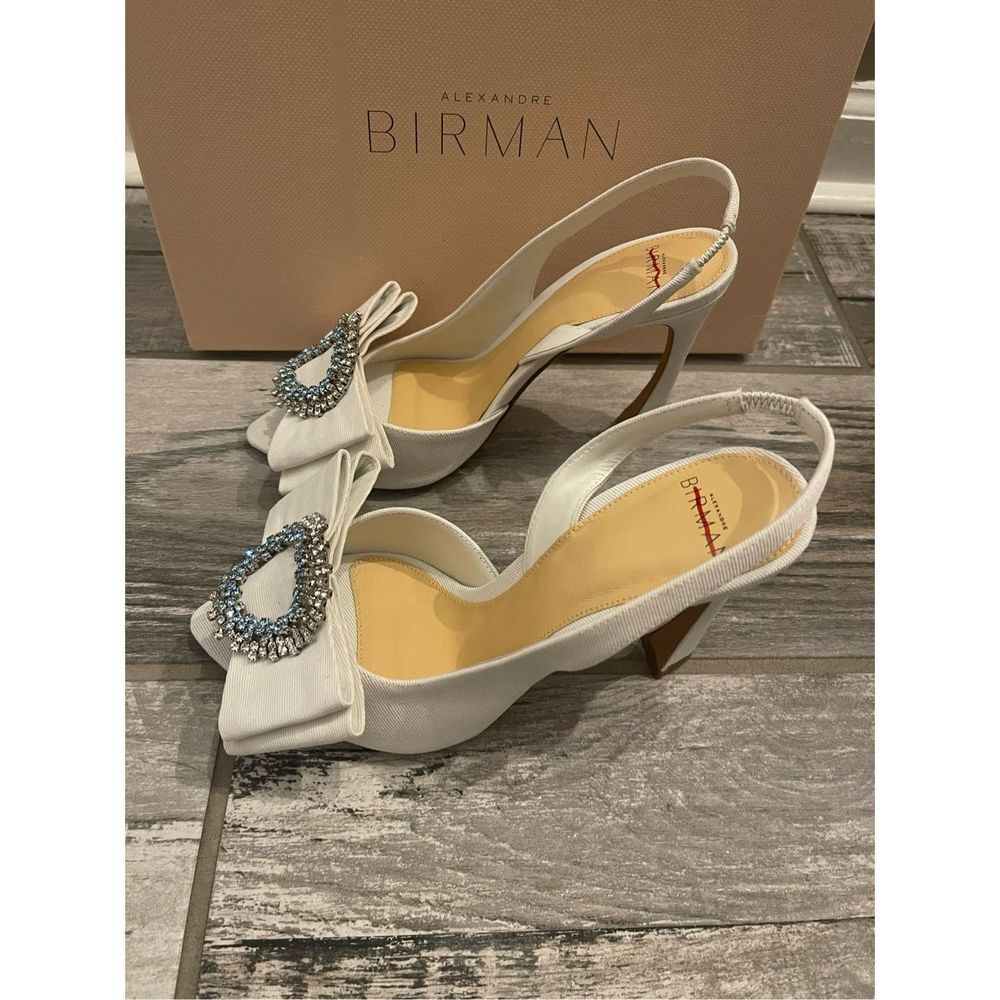 Alexandre Birman Madeline Embellished Bridal Slingbacks - Picture 11 of 15